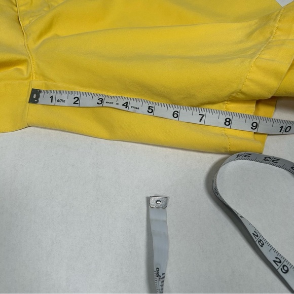 Ralph Lauren Yellow Flat Front Men's Shorts Size 34 - Picture 9 of 10